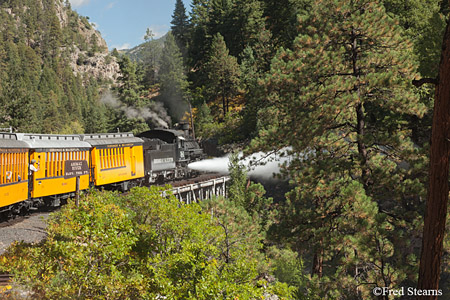 Durango and Silverton Narrow Gauge Railroad Engine 481 Blowdown